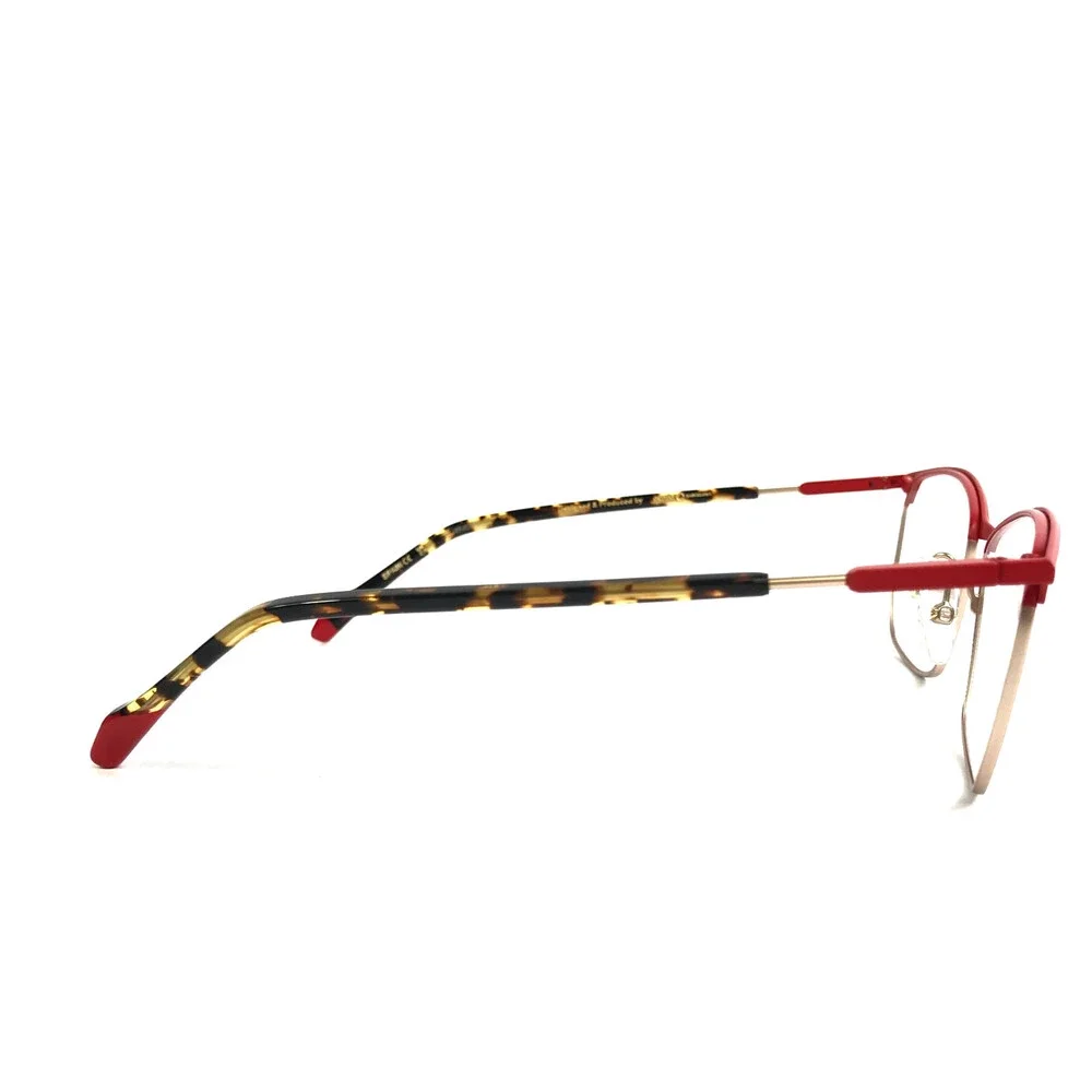 Etnia Barcelona Eyeglasses Frames UME PGRD Pink Gold Red Rose Gold 56-17-142